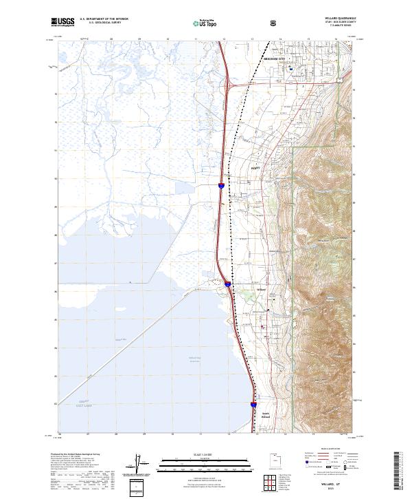 Willard topographic map thumbnail