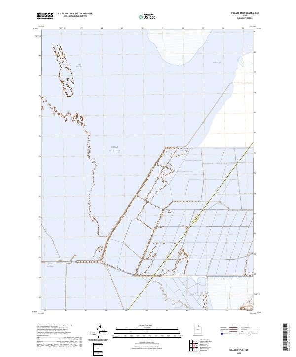 Willard Spur topographic map thumbnail
