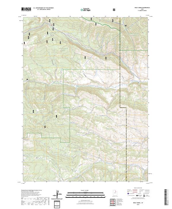 Wolf Creek topographic map thumbnail