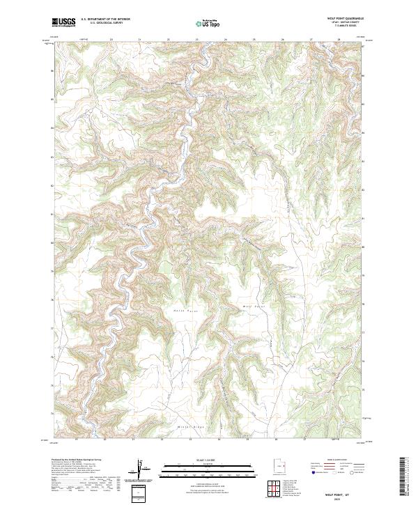 Wolf Point topographic map thumbnail