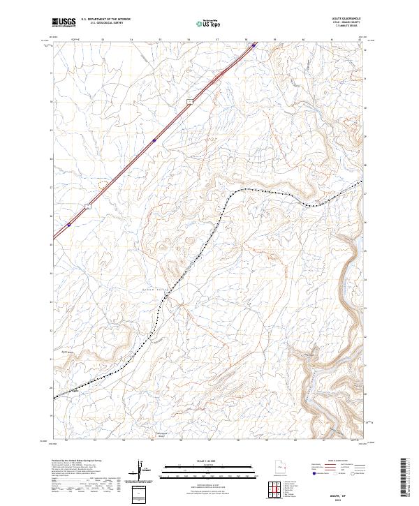 Agate topographic map thumbnail