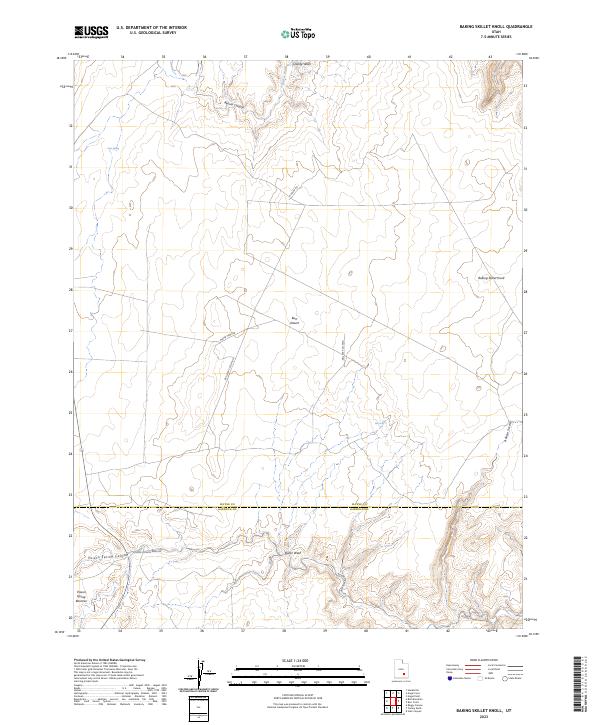 Baking Skillet Knoll topographic map thumbnail