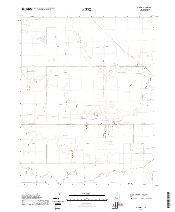 Clark Farm topographic map thumbnail