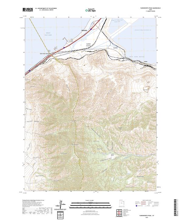 Farnsworth Peak 2023 topographic map thumbnail
