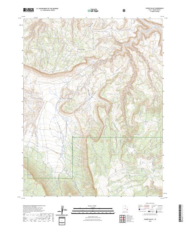 Fisher Valley 2023 topographic map thumbnail