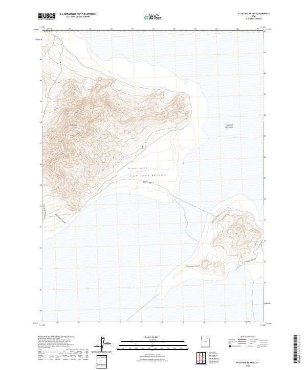 Floating Island topographic map thumbnail