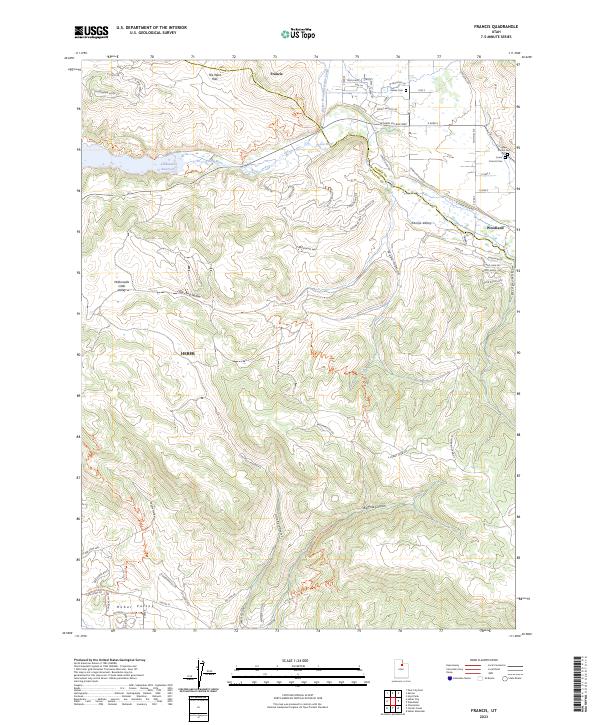 Francis 2023 topographic map thumbnail