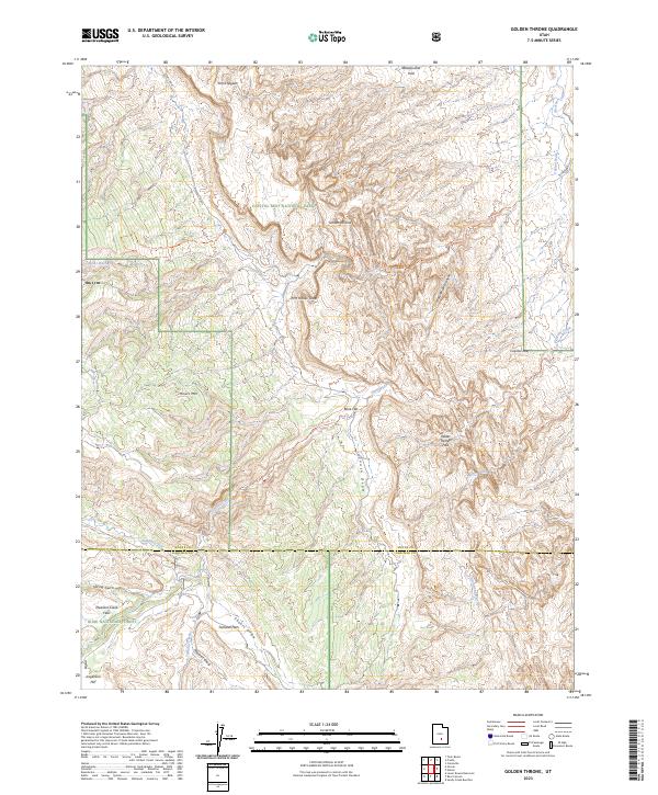 Golden Throne 2023 topographic map thumbnail