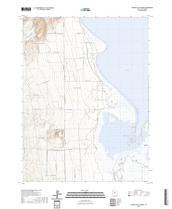 Goshen Valley North 2023 topographic map thumbnail