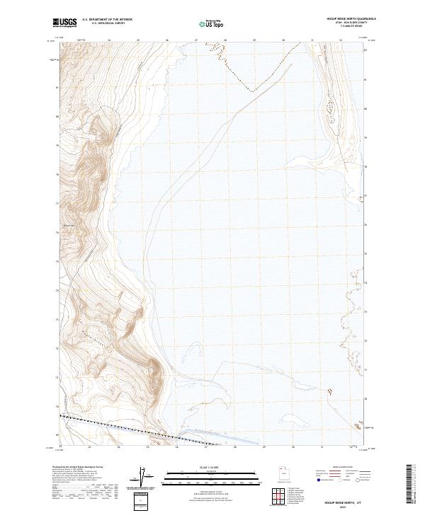 Hogup Ridge North 2023 topographic map thumbnail