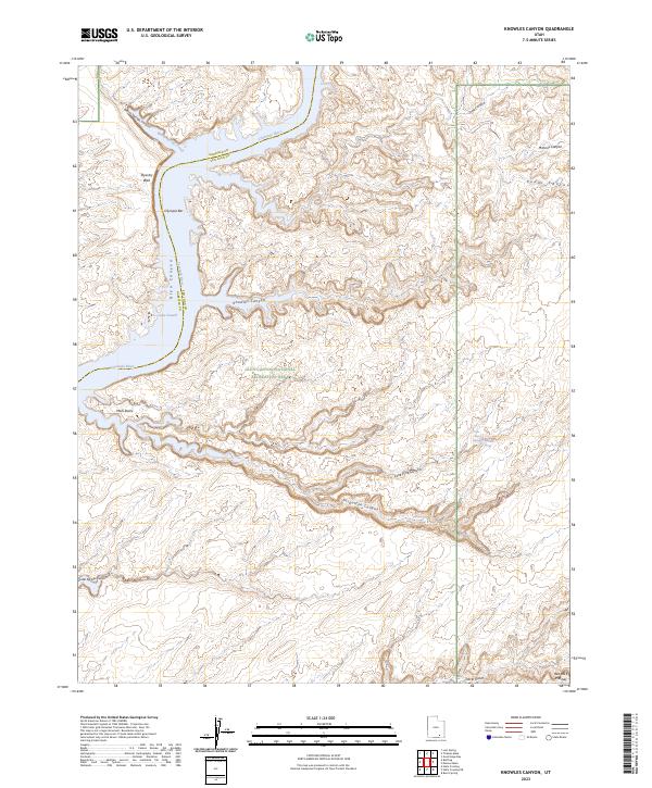 Knowles Canyon 2023 topographic map thumbnail