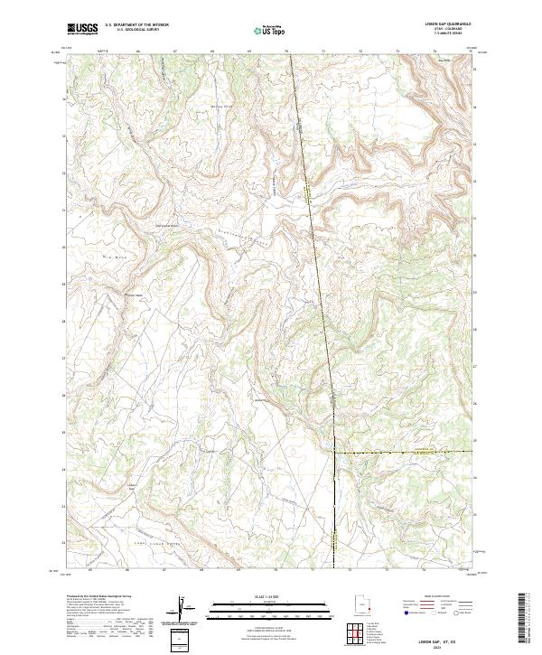 Lisbon Gap 2023 topographic map thumbnail