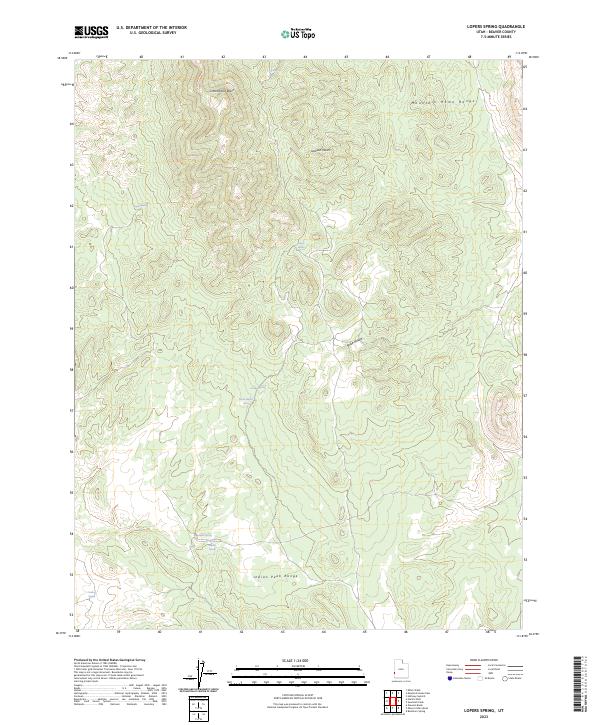 Lopers Spring 2023 topographic map thumbnail