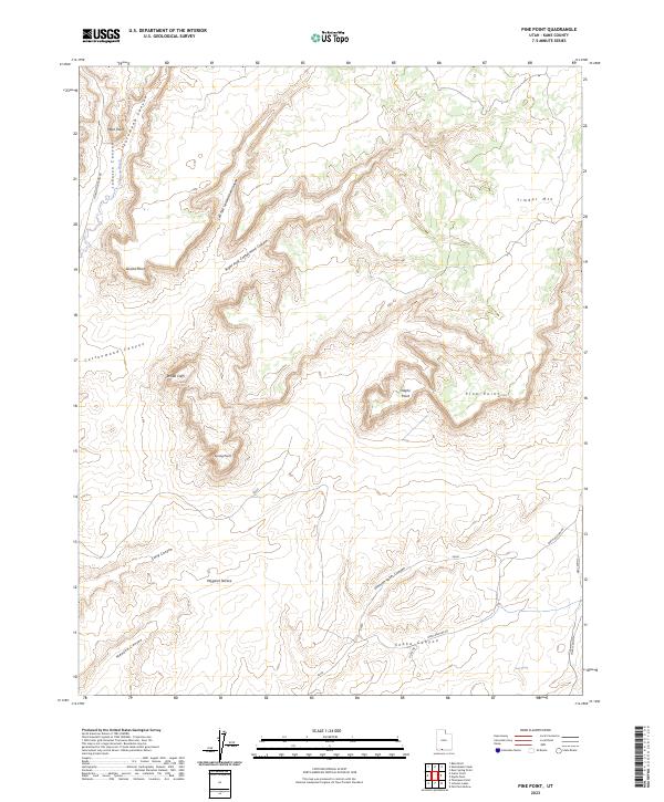 Pine Point topographic map thumbnail