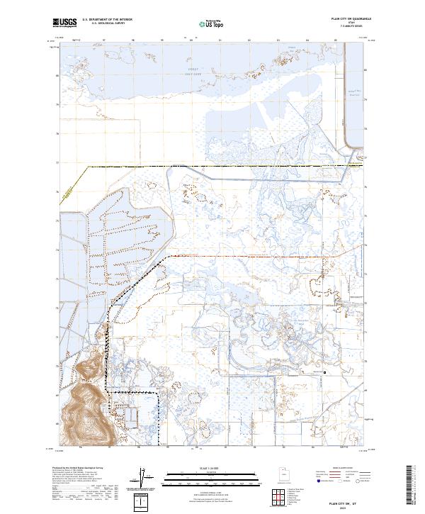 Plain City SW topographic map thumbnail