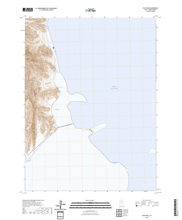 Plug Peak topographic map thumbnail