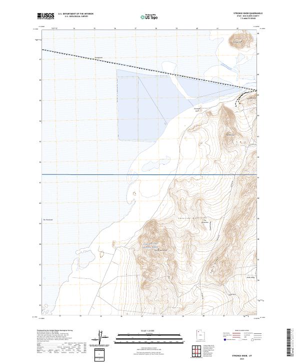 Strongs Knob topographic map thumbnail
