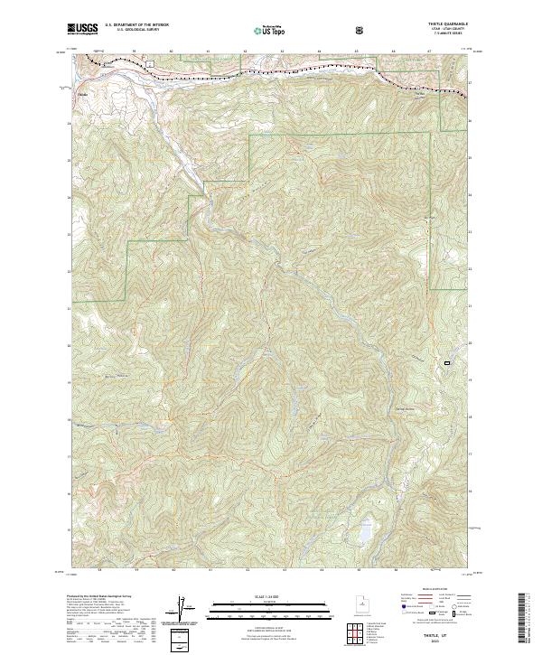Thistle topographic map thumbnail