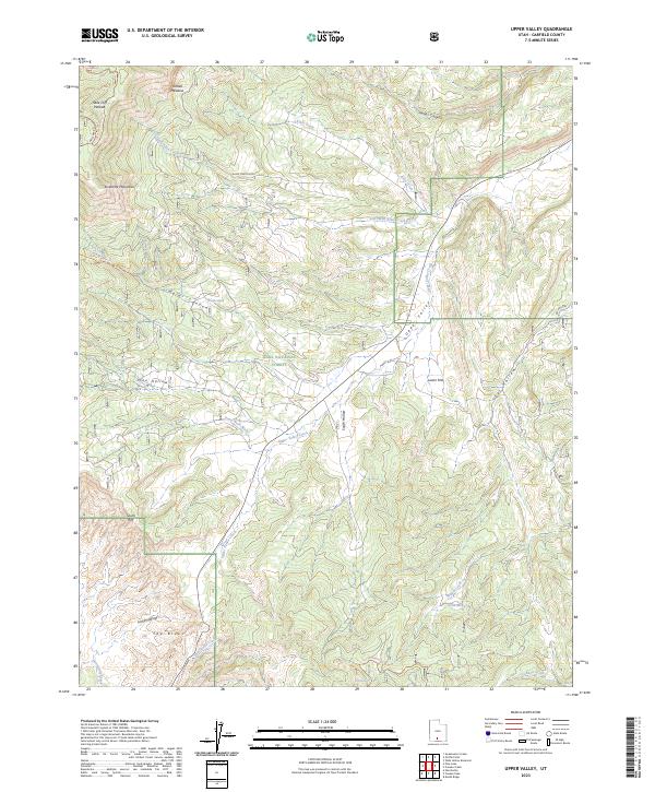 Upper Valley topographic map thumbnail