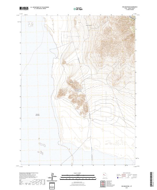 Wig Mountain topographic map thumbnail