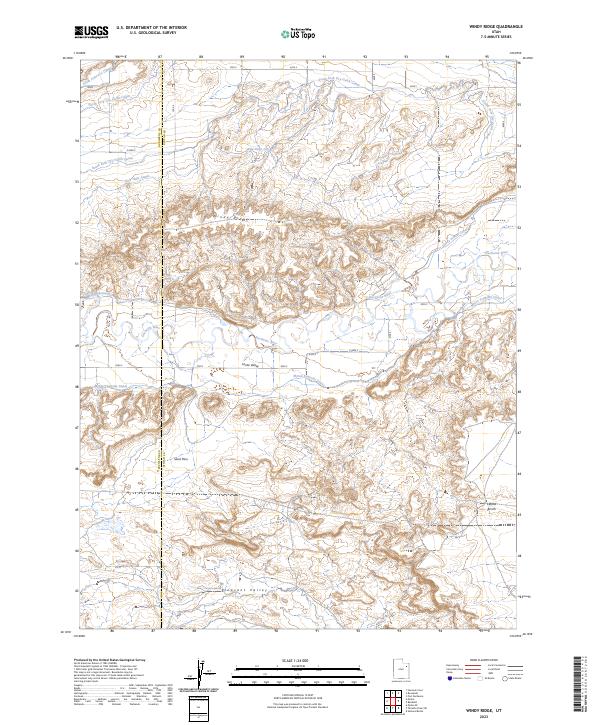 Windy Ridge topographic map thumbnail