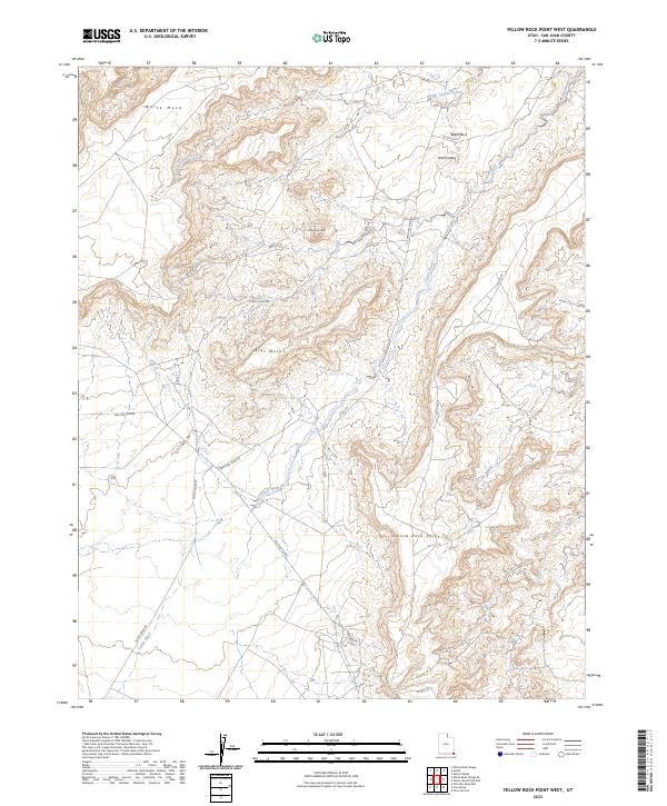 Yellow Rock Point West topographic map thumbnail