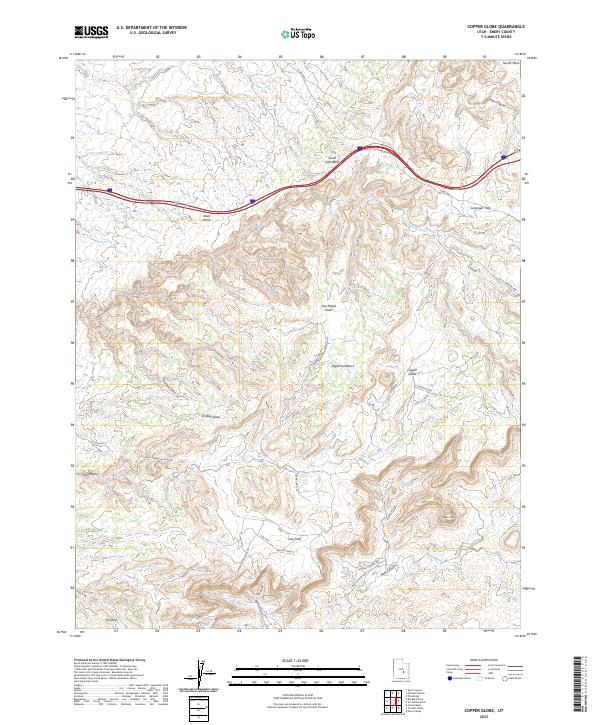 Copper Globe topographic map thumbnail
