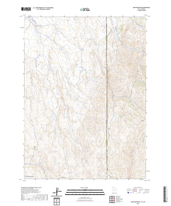 Judd Mountain 2023 topographic map thumbnail