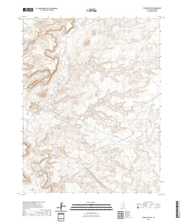 Tomsich Butte 2023 topographic map thumbnail