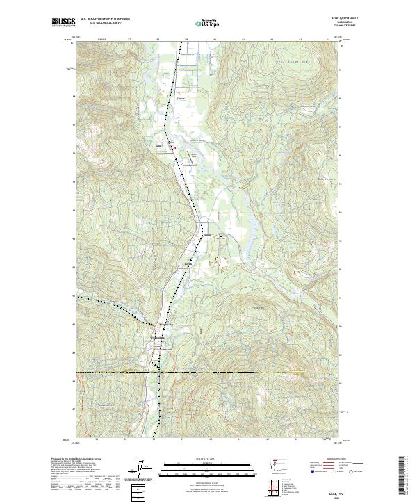 Acme topographic map thumbnail