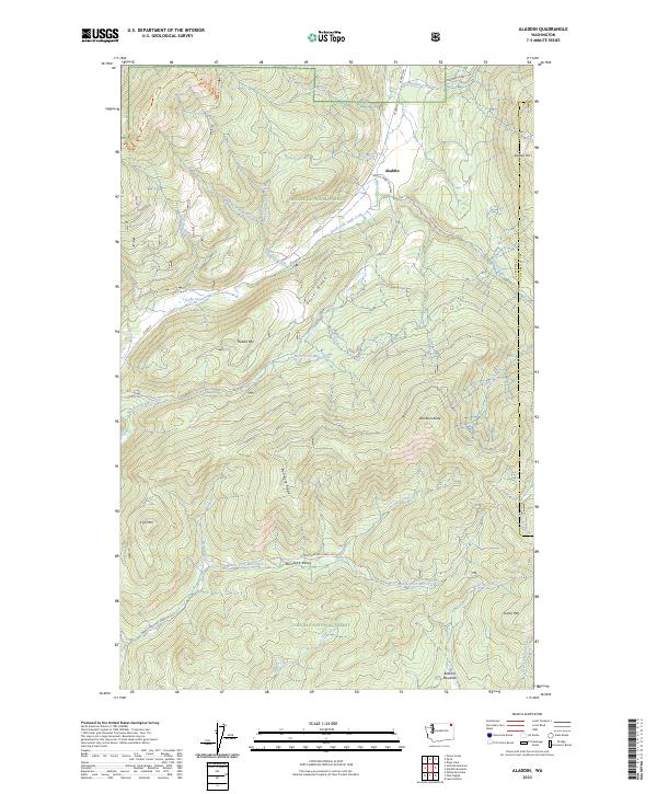 Aladdin topographic map thumbnail