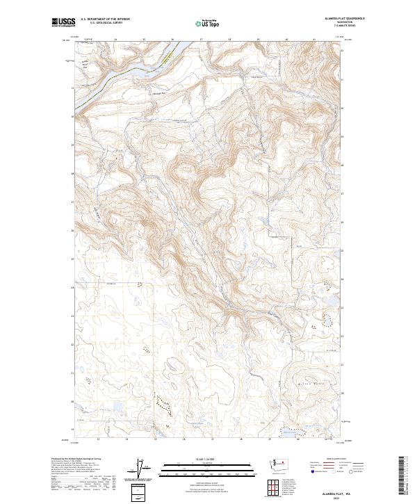 Alameda Flat topographic map thumbnail