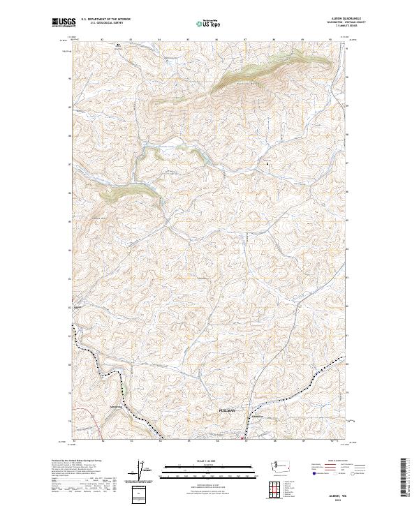 Albion topographic map thumbnail