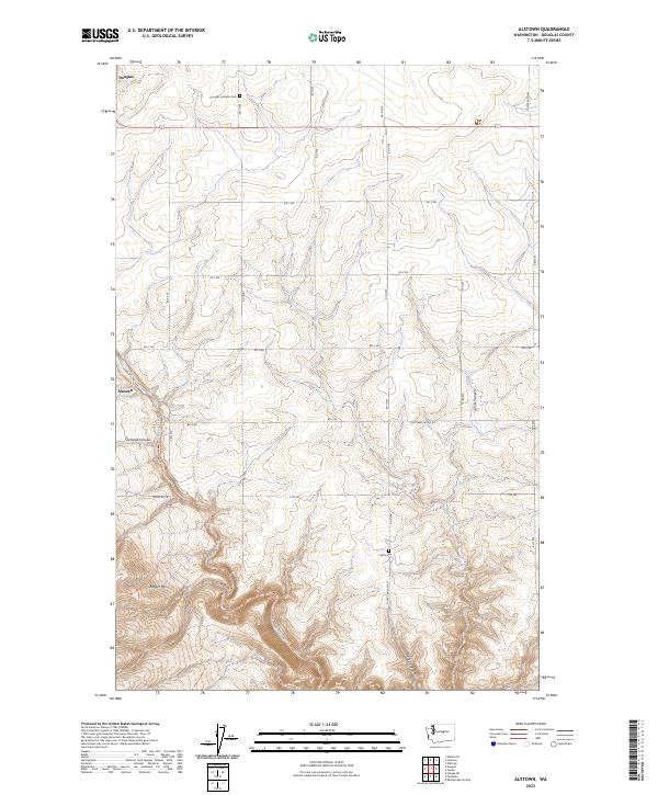 Alstown topographic map thumbnail