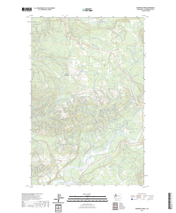 Anderson Creek topographic map thumbnail