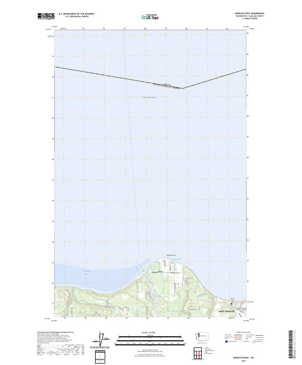 Angeles Point topographic map thumbnail