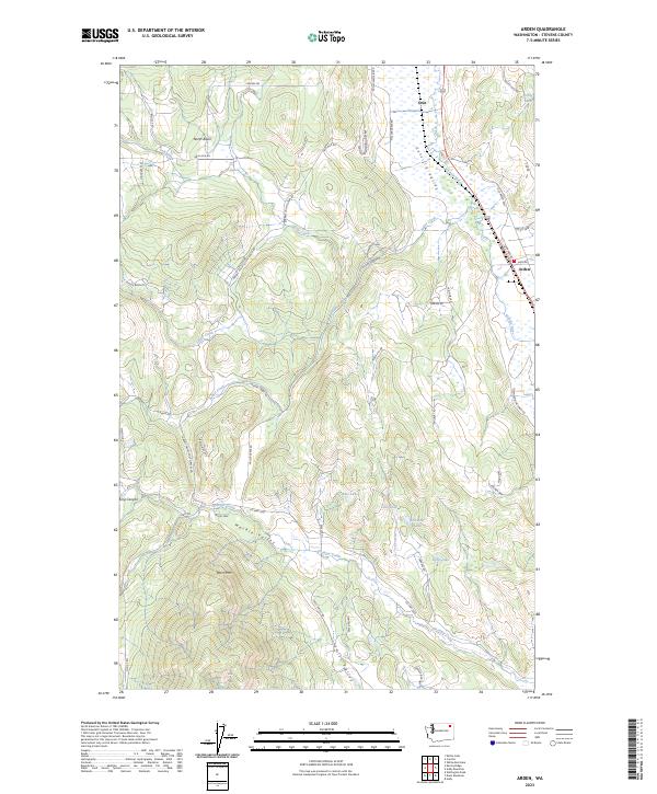 Arden topographic map thumbnail