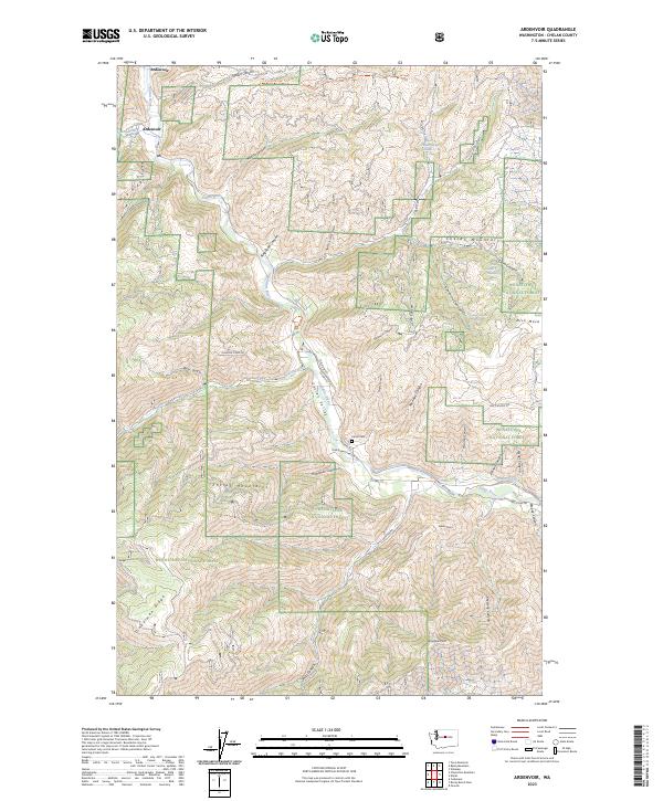 Ardenvoir topographic map thumbnail