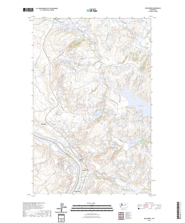 Belvedere topographic map thumbnail