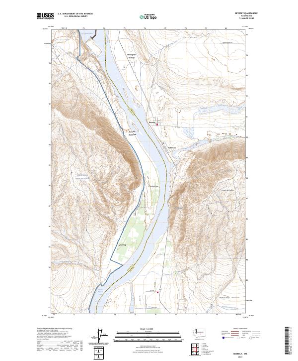 Beverly topographic map thumbnail