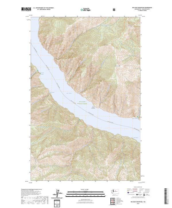 Big Goat Mountain topographic map thumbnail