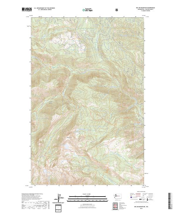 Big Jim Mountain topographic map thumbnail