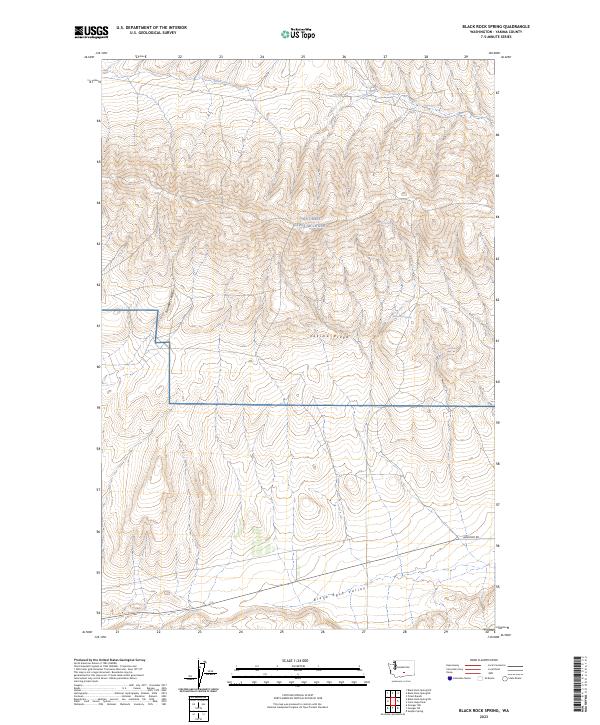Black Rock Spring topographic map thumbnail