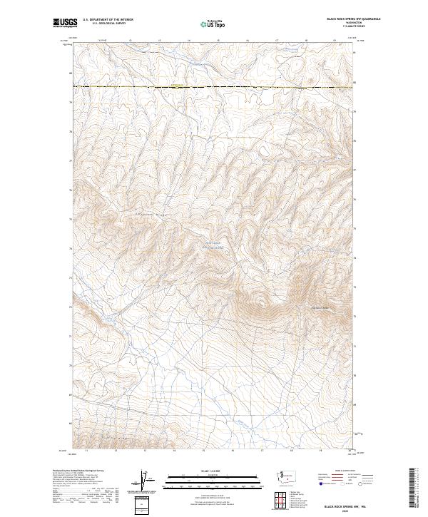 Black Rock Spring NW topographic map thumbnail
