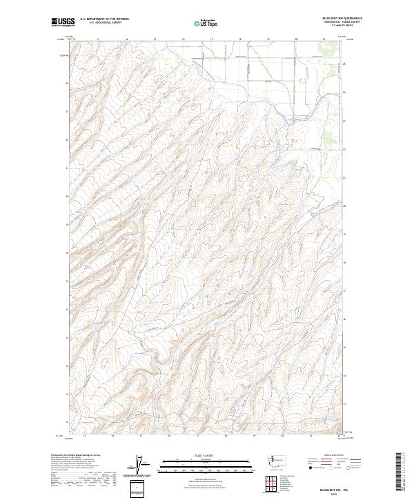 Bluelight NW topographic map thumbnail