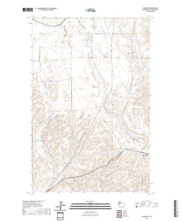 Bluestem topographic map thumbnail