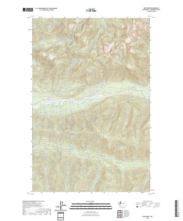 Bob Creek topographic map thumbnail