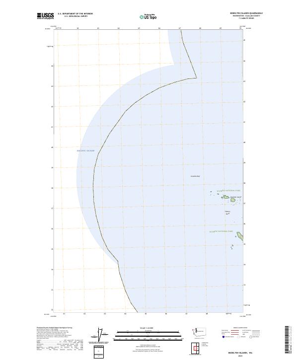 Bodelteh Islands topographic map thumbnail