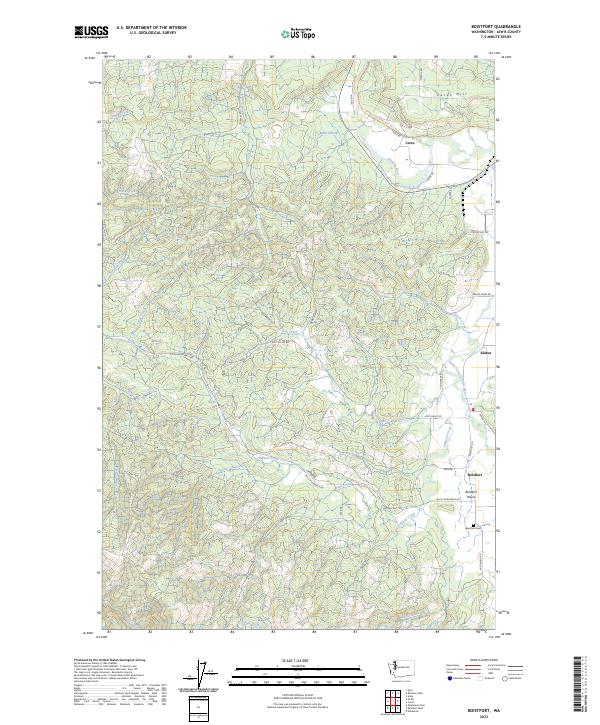 Boistfort topographic map thumbnail