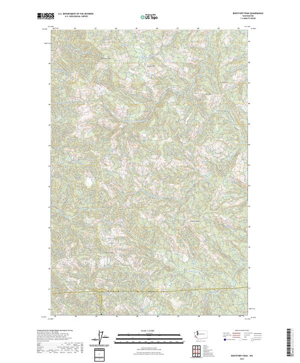 Boistfort Peak topographic map thumbnail